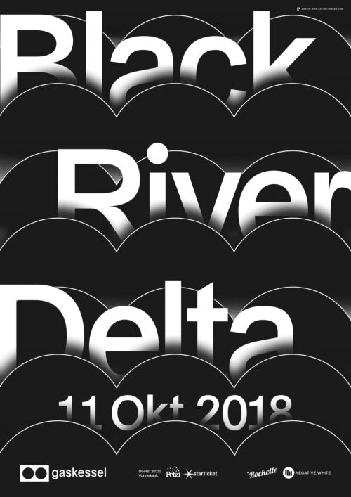Poster für Black River Delta , gestaltet von Kai Matthiesen