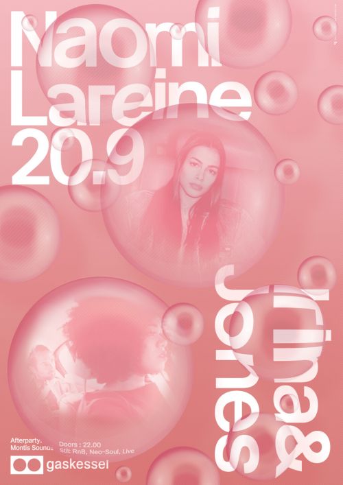 Poster für Naomi Lareine, Irina & Jones , gestaltet von Kai Matthiesen