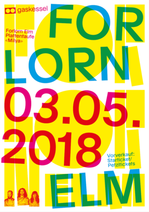Poster für Forlor Elm , gestaltet von Tobias Rechsteiner