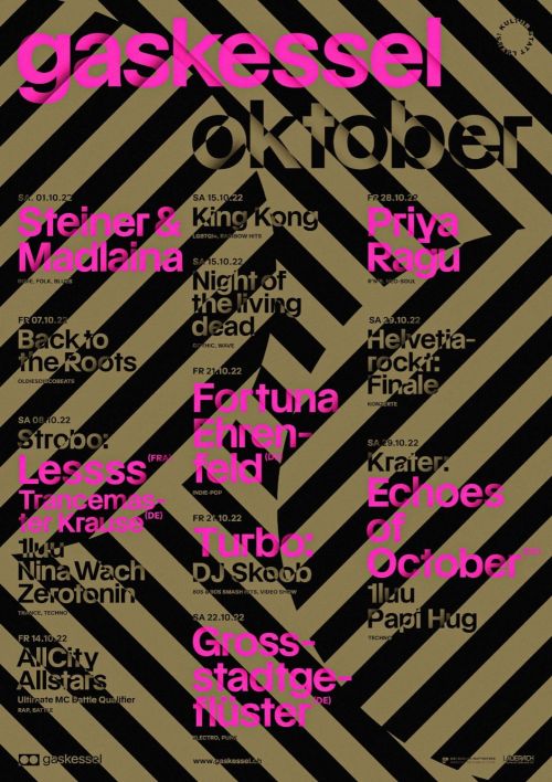 Poster für Monatsplakat: Oktober 2022, gestaltet von Kai Matthiesen