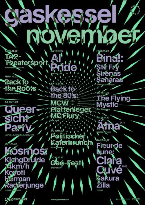 Poster für Monatsplakat: November 2022, gestaltet von Kai Matthiesen