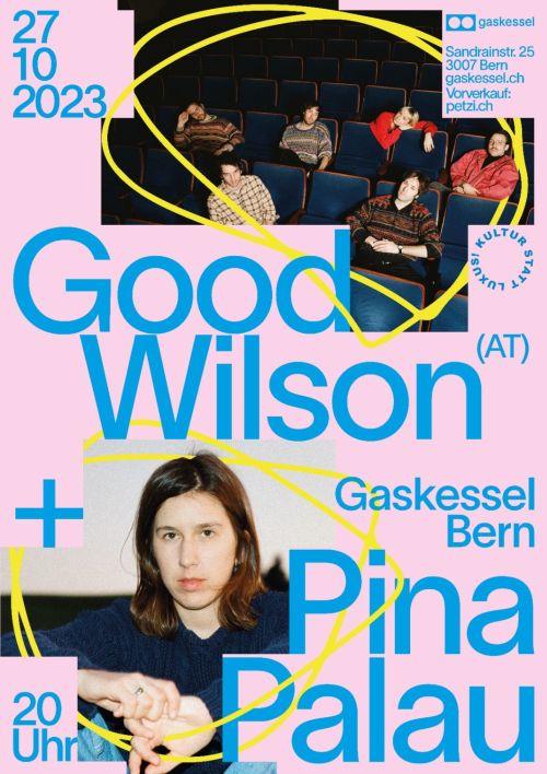 Poster für Good Wilson & Pina Palau , gestaltet von Yema Salzmann 