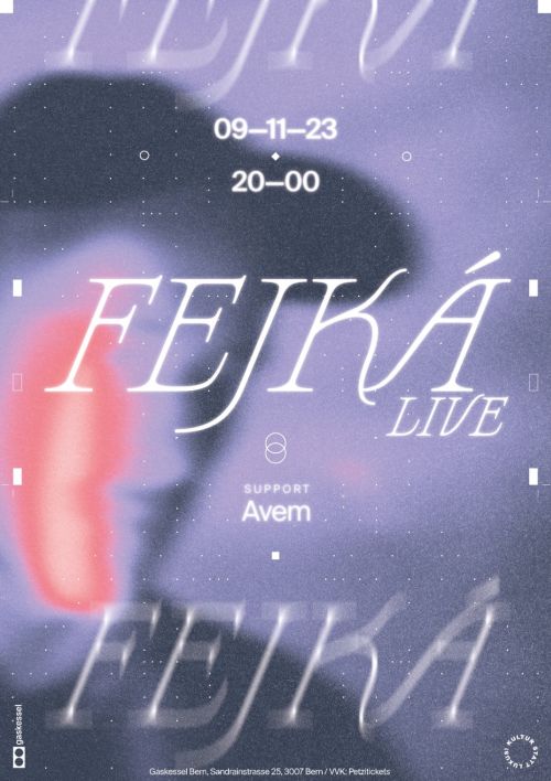 Poster für Fejka, gestaltet von Jost Ziendler