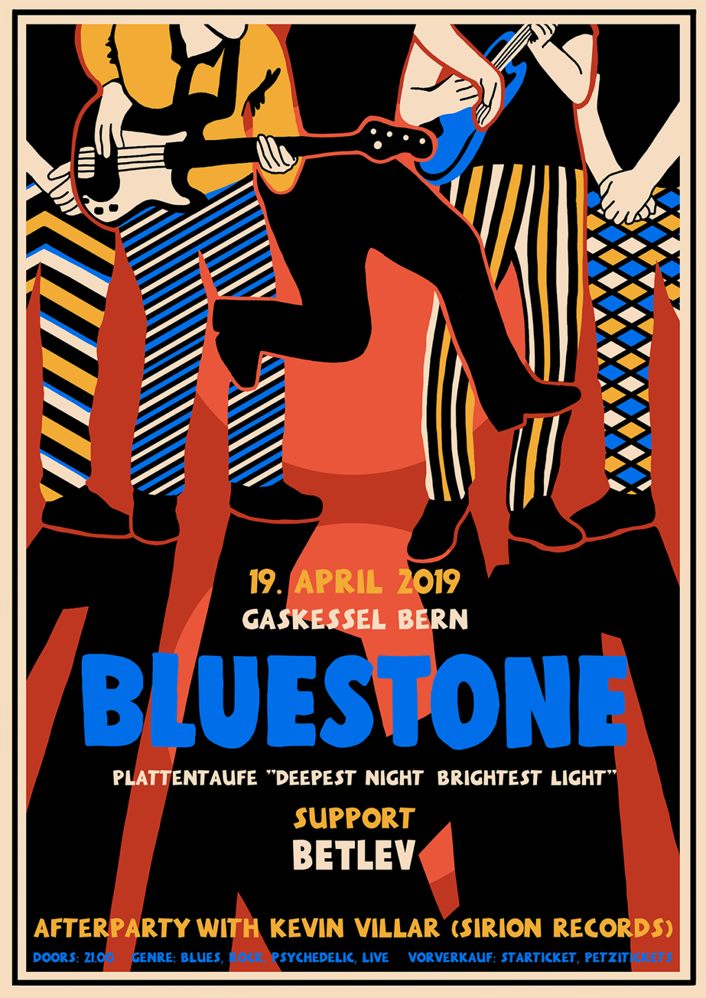 Poster für Bluestone, gestaltet von Lisa Graber