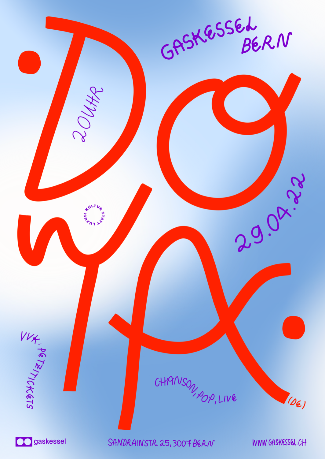 Poster für Dota (DE) , gestaltet von Leonie Jucker, Fabienne Grossen