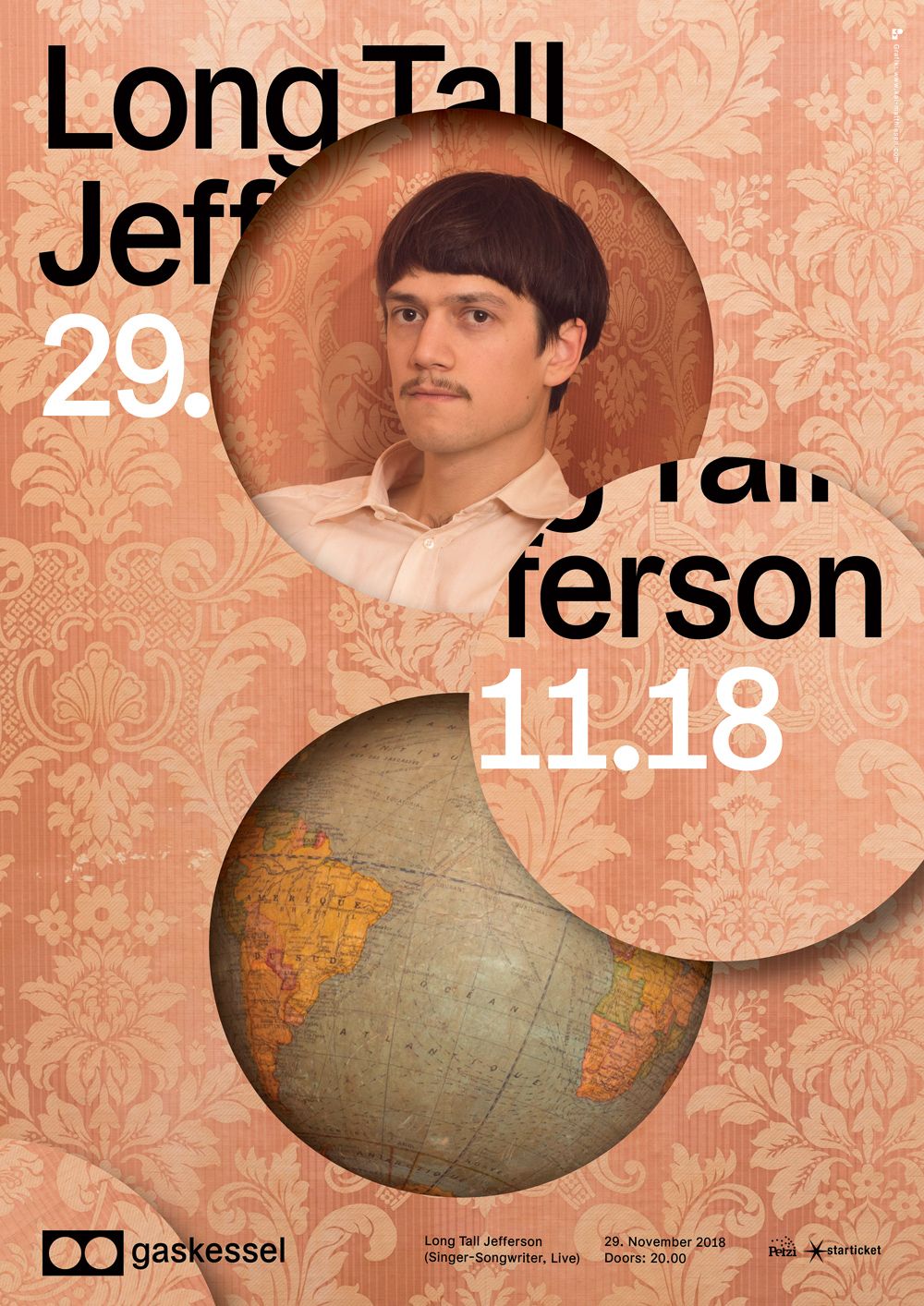 Poster für Long Tall Jefferson , gestaltet von Kai Matthiesen