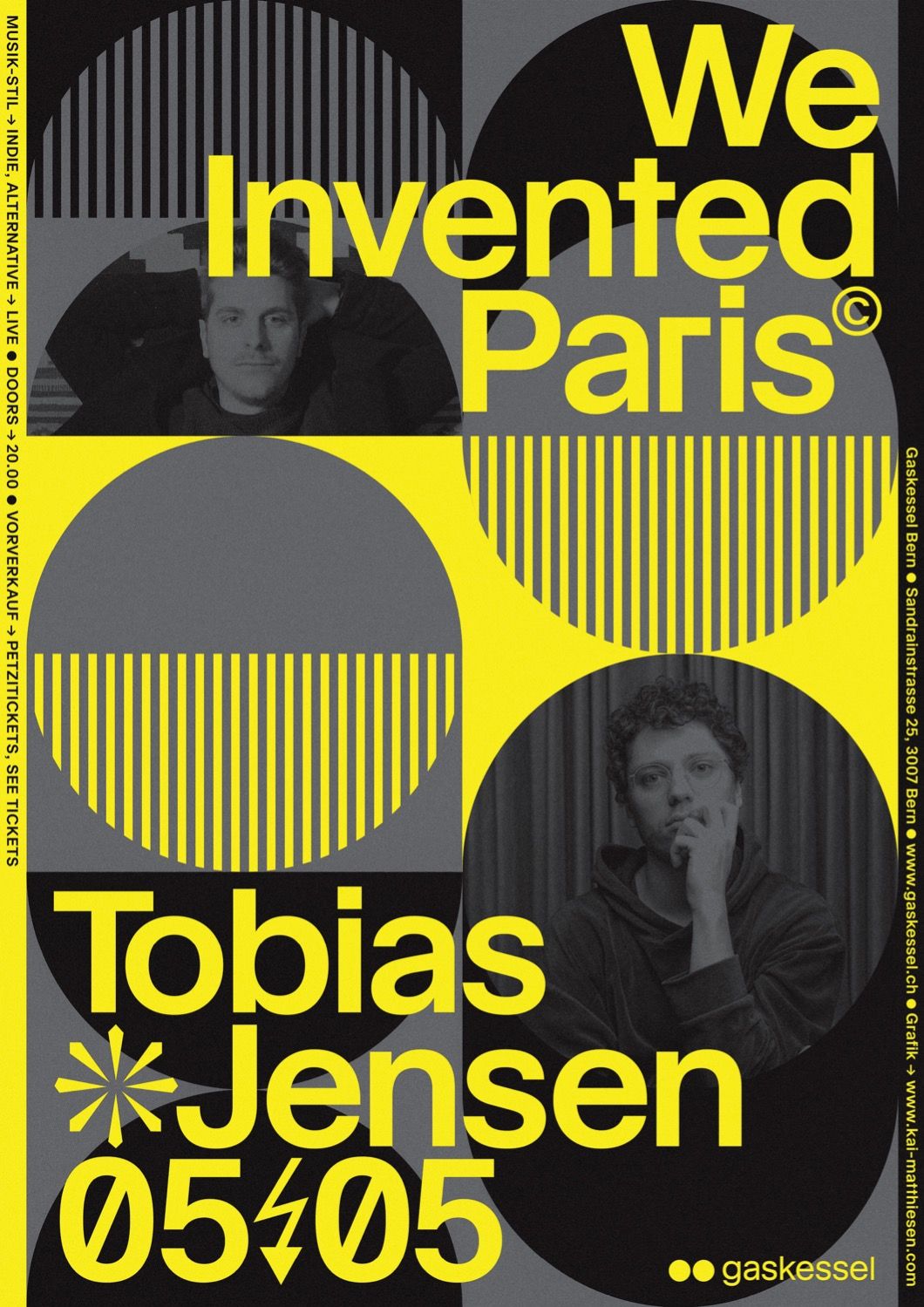 Poster für We Invented Paris , gestaltet von Kai Matthiesen 