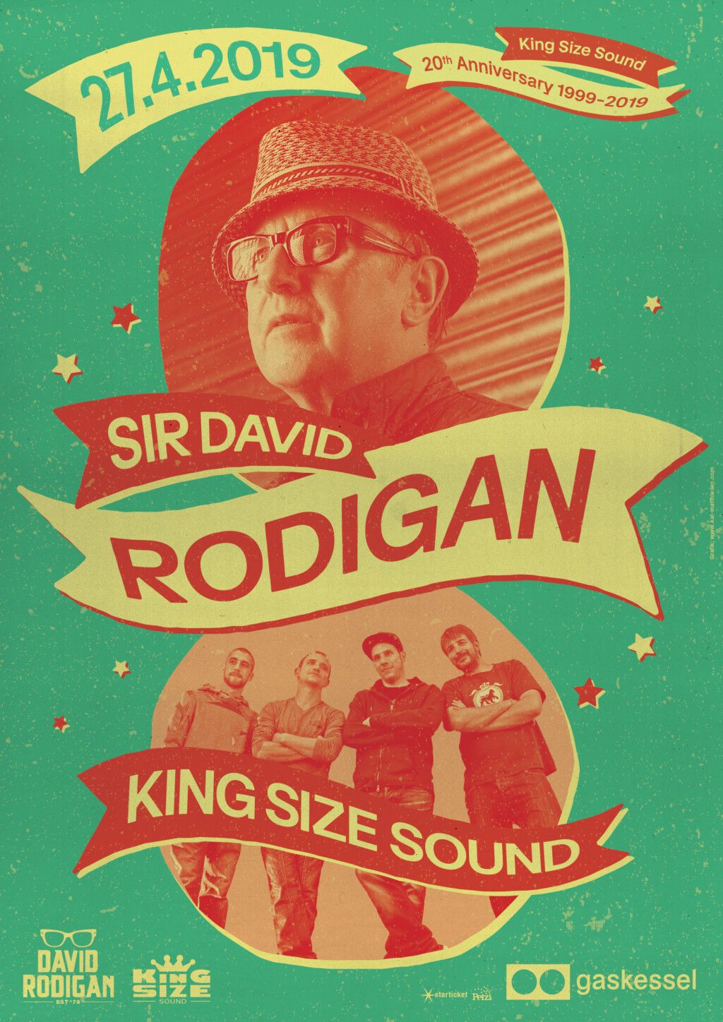 Poster für Sir David Rodigan , gestaltet von Kai Matthiesen