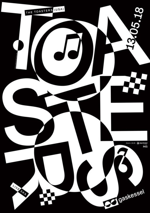 Poster für Toasters (USA) , gestaltet von Kai Matthiesen