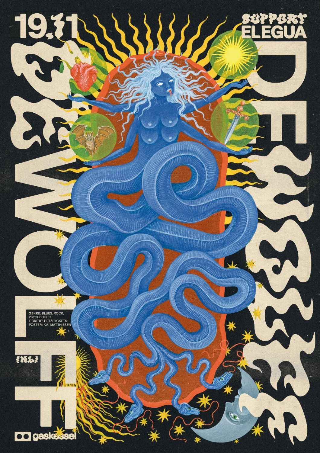 Poster für De Wolff , gestaltet von Kai Matthiesen 