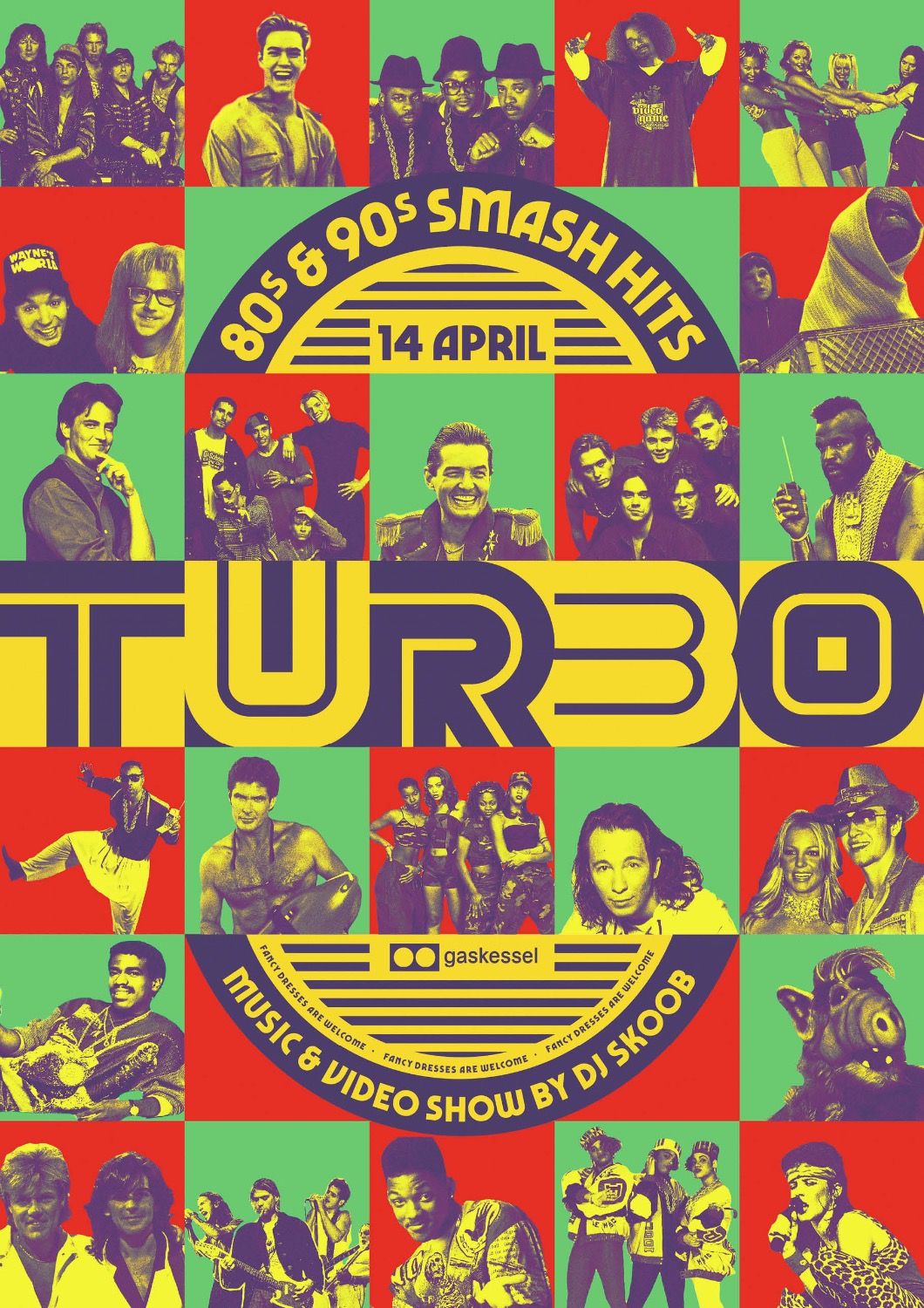 Poster Turbo 80's & 90's Smash Hits 