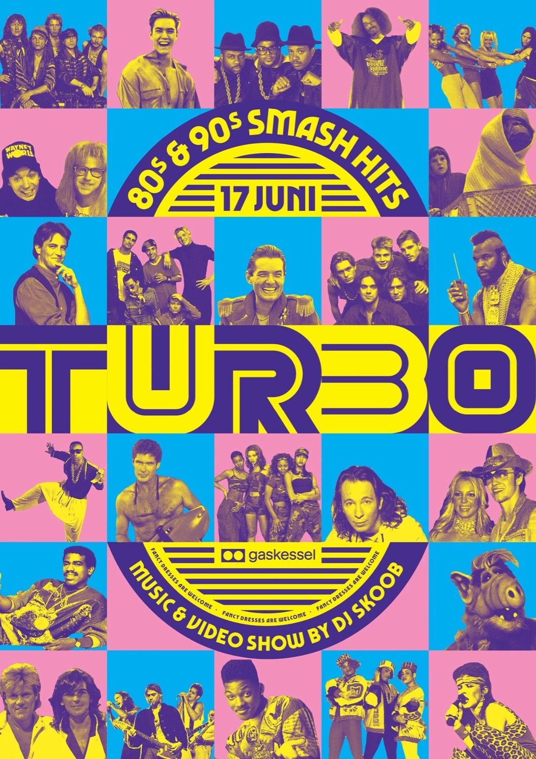 Poster Turbo 80's & 90's Smash Hits 